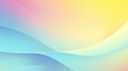 Soft pastel watercolor background made with blue, pink and yellow colors. Abstract element for background and graphic design. Generative AI composite.