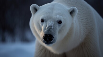 Obraz na płótnie Canvas Polar Bear Majesty: Stunning Shot AI Generated