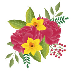 flower bouquet illustration