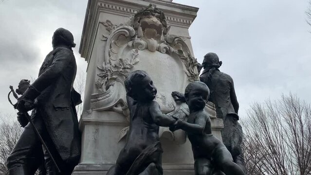 Washington D.C. statues in the park