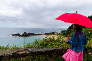 Saturrarán beach, Ondárroa, Vizcaya, Euskadi, Spain