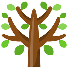 tree flat icon