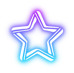 Set of Star neon