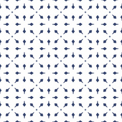 Vector. Seamless mediterranean geometric pattern in patchwork style. Talavera template. Portuguese Azulejo. Turkish decoration. Moroccan mosaic. Spanish porcelain. Ceramic dishes, folk ornament.