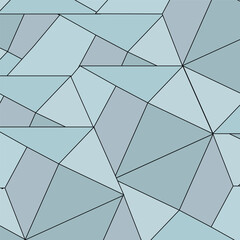 Abstract geometric background. Seamless pattern of shapes.Futuristic Tiles arranged to create a Concrete wall.