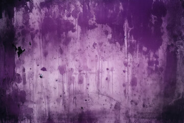 Obraz premium Dust scratches. Weathered overlay. Old film noise. Purple white smeared dirt stains texture on dark worn grunge illustration abstract background