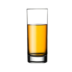 alcoholic beverage elements Scotch whiskey and ice glass on transparent background easy to use PNG format