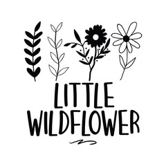 Little wildflower vector file