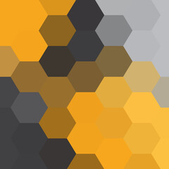 Color hexagon background in polygonal style. Vector template for presentations, advertisements, brochures, banners and more. eps 10