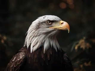 Foto op Plexiglas Stunning Eagle in Nature Scene: AI Generated © ArquitecAi