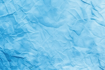 Obraz premium Creased paper texture. Distressed overlay. Wrinkled noise. Blue color grain dust scratches on light uneven rough abstract copy space background