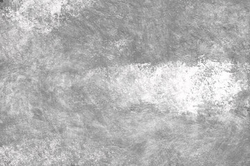 Concrete wall white and gray color for background. Old grunge textures with scratches and cracks. White and gray painted cement wall texture.