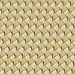 Abstract Art Deco Style Wings Minimal Retro Diagonal Lines Hand Drawn Seamless Vector Pattern Trendy Fashion Colors Perfect for Allover Fabric Print