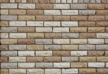 Close up Historic Building Detail Brick Wall