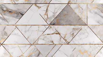 Weiss Gold Elemente Modern Marmor Boden Fliese Hintergrund Muster Pattern Nahtlos Seamless Stein...