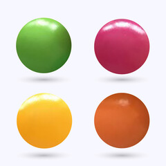 Beautiful pearls, realistic color vector illustration. eps 10