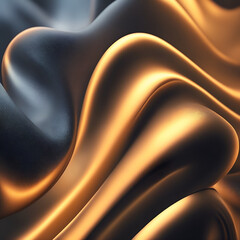 abstract golden background - silver color and golden color background - abstract background - Generative AI