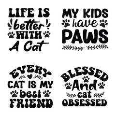  CAT T-Shirt Design Digital Download Bundle  © SVG SHOP
