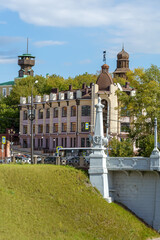 Tomsk, view of historical buildings