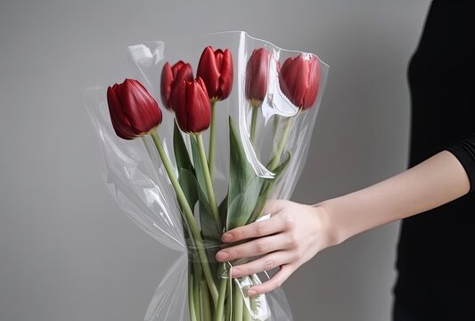bouquet of tulips, generative ai
