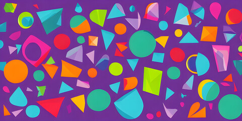 Shapes and Colors background 2