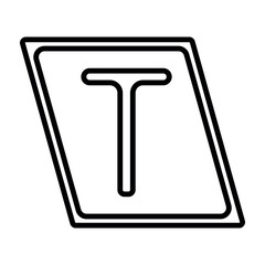 Area, text, tool icon