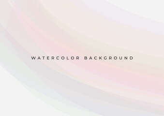 abstract colorful watercolor background template