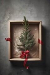 Fototapeta na wymiar christmas greeting card, generative ai