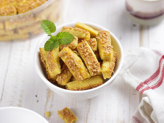 Kastengel or Kue Keju. one of popular snack for Ramadhan or Eid Fitr Mubarak