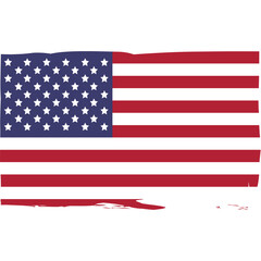 American Brush Flag Element