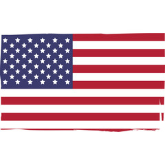 American Brush Flag Element