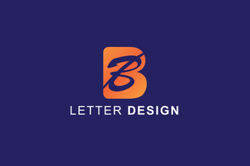 B letter logo design for you