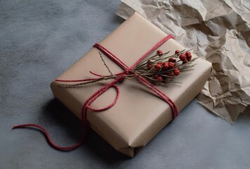 red gift box, generative ai