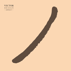 Diagonal lines, brush style effects, single objects, rough edge styles, abstract concepts.