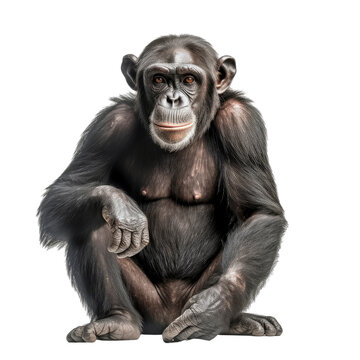 chimpanzee transparent background, png