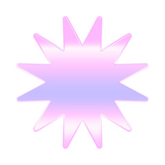 Pink Gradient Star