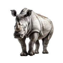 Fototapeta na wymiar rhino transparent background, png