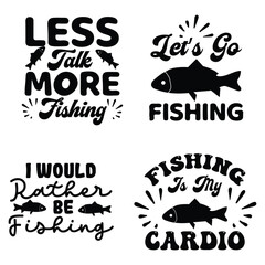 fishing t shirt design bundle ,Digital Download Bundle