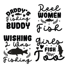 fishing t shirt design bundle ,Digital Download Bundle