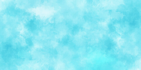 abstract blue watercolor background with colors . watercolor scraped grungy background . This watercolor design with watercolor texture on white background .Background with clouds on blue sky.