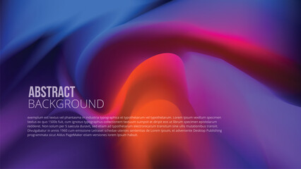 cyberpunk background with elegant blue, red, yellow, purple and black gradations