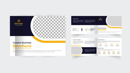 Business Landscape Brochure Template Design