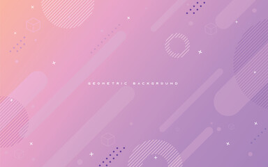 Obraz premium Purple gradient background with abstract dynamic shape