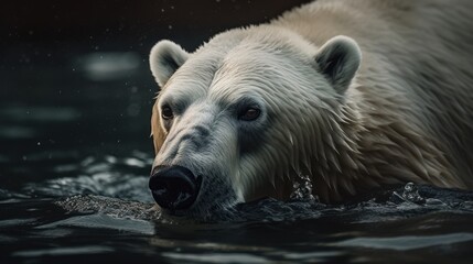 Polar Bear Majesty: Stunning Shot AI Generated