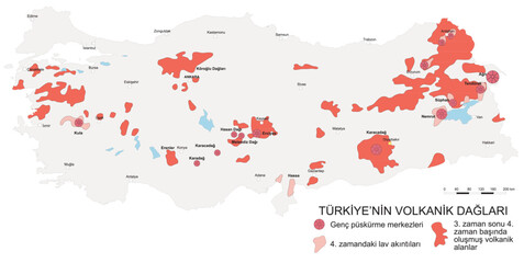 Volcanic Mountains in Turkey (Geography) Volcanic Mountains, Geography Maps, Turkey, Turkey Geography, Plains, Mountains, Plateaus
