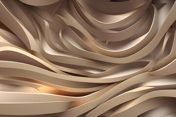 Beautiful abstract architecture background. . Modern Geometric Wallpaper. Futuristic Design..3d render
