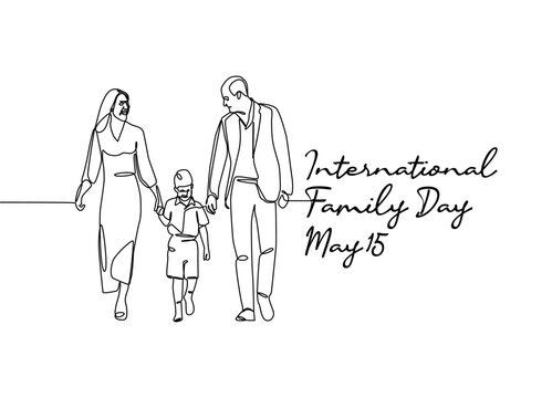 World Parents Day Drawing // Global Parents Day Drawing Easy //  International Family Day Drawing | Easy drawings, International family day, Family  day