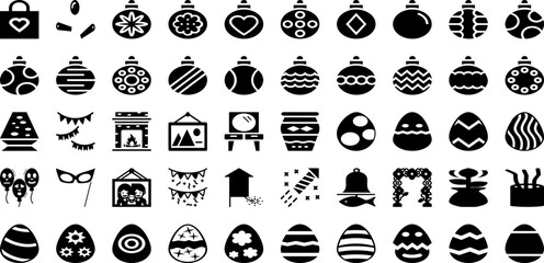 Fototapeta na wymiar Decor Icon Set Isolated Silhouette Solid Icons With Design, Symbol, Home, Set, Line, Decor, Icon Infographic Simple Vector Illustration