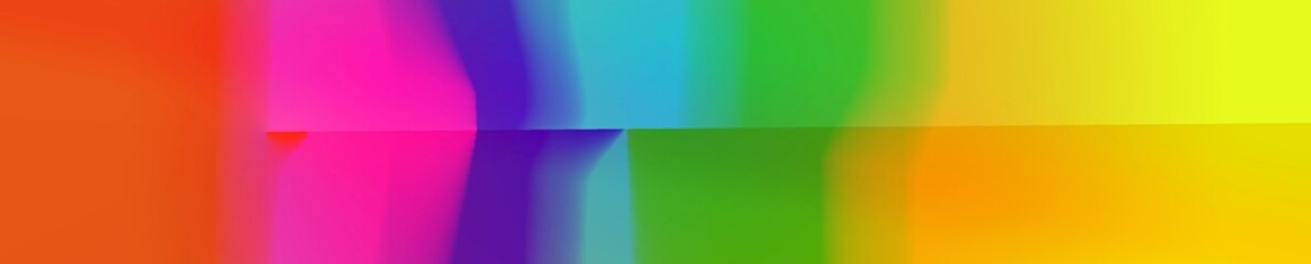 Abstract background with rainbow illustration.