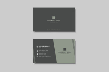Premium aesthetic business card layout template design for your company / business.